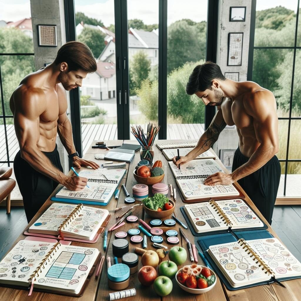 Fitness Goal Setting and Tracking Journals