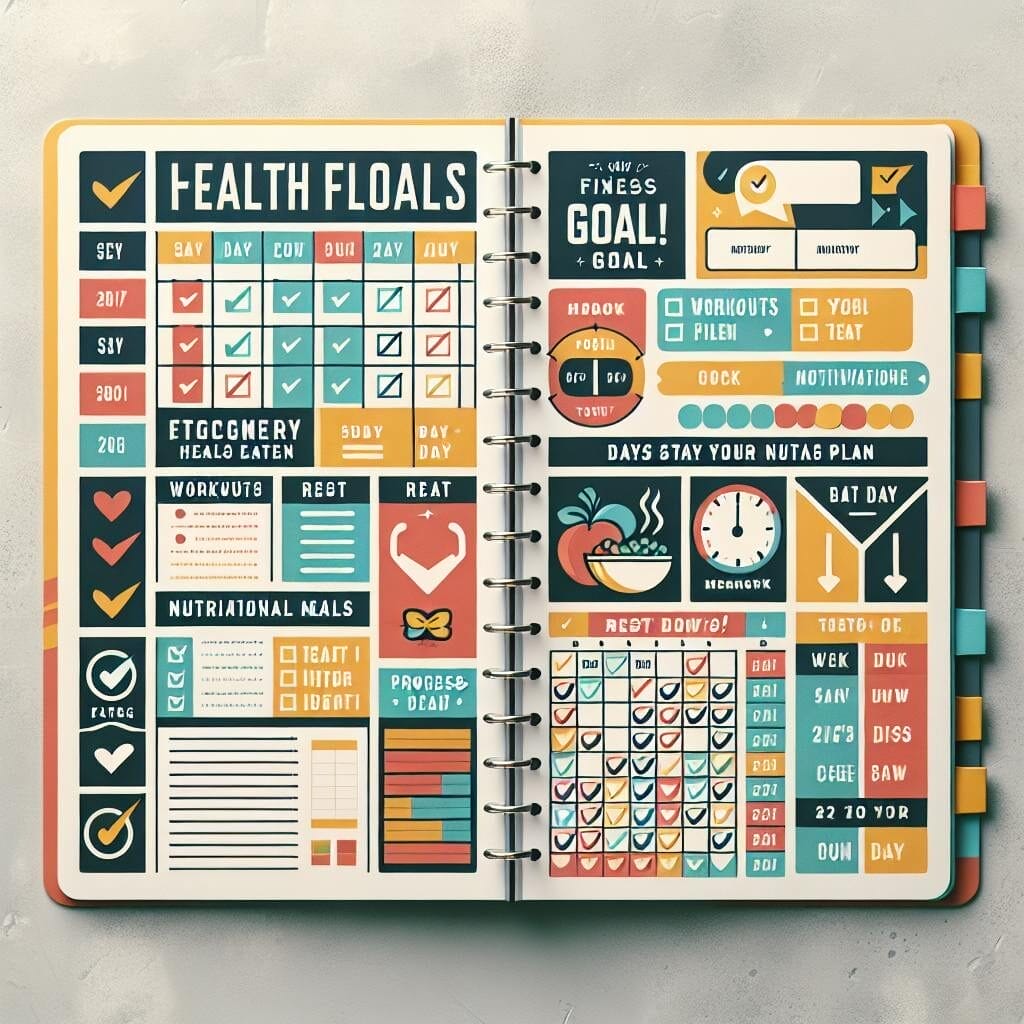 Fitness Goal Setting and Tracking Planner